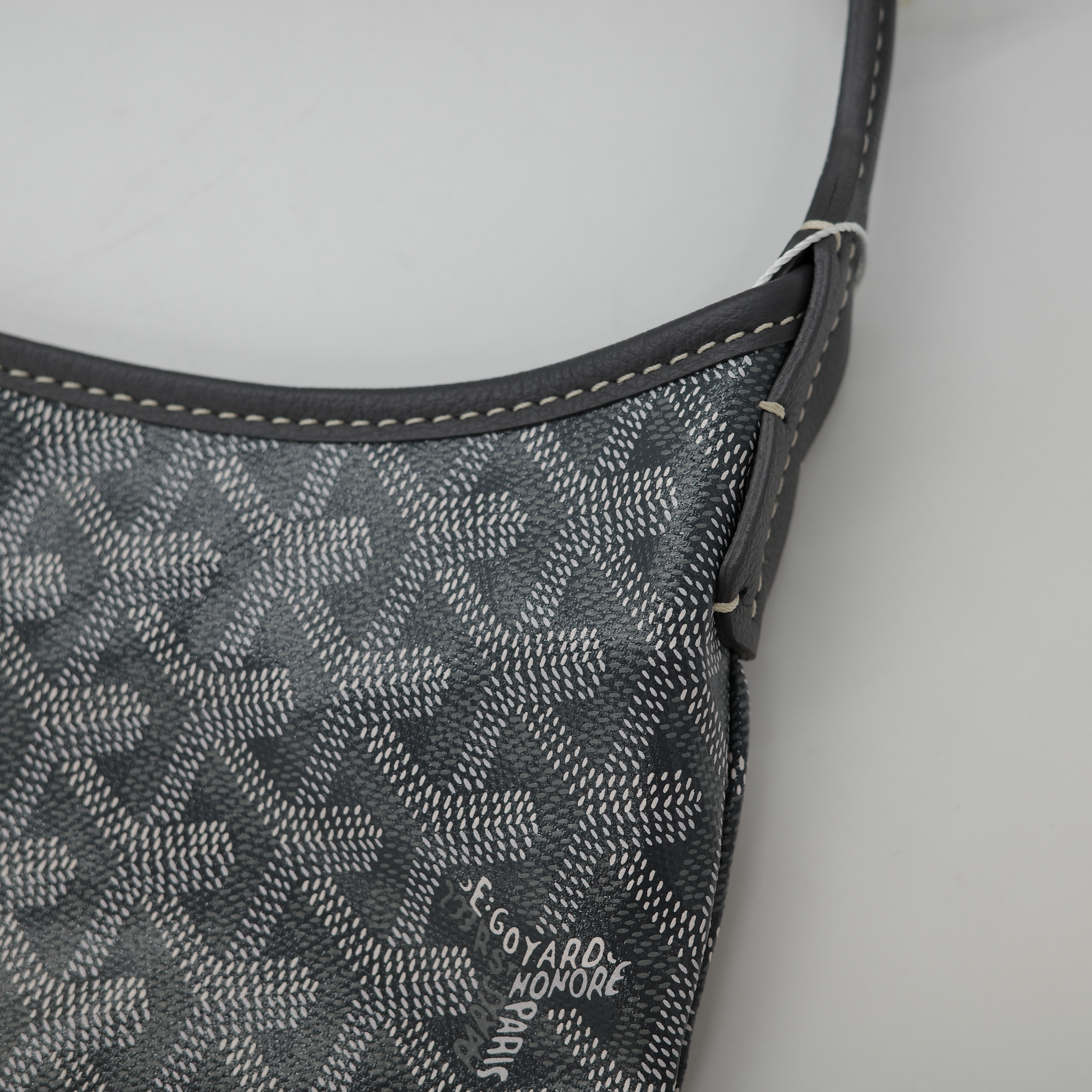 Goyard 戈雅 Bohème Hobo 灰色 帆布 肩背包-8