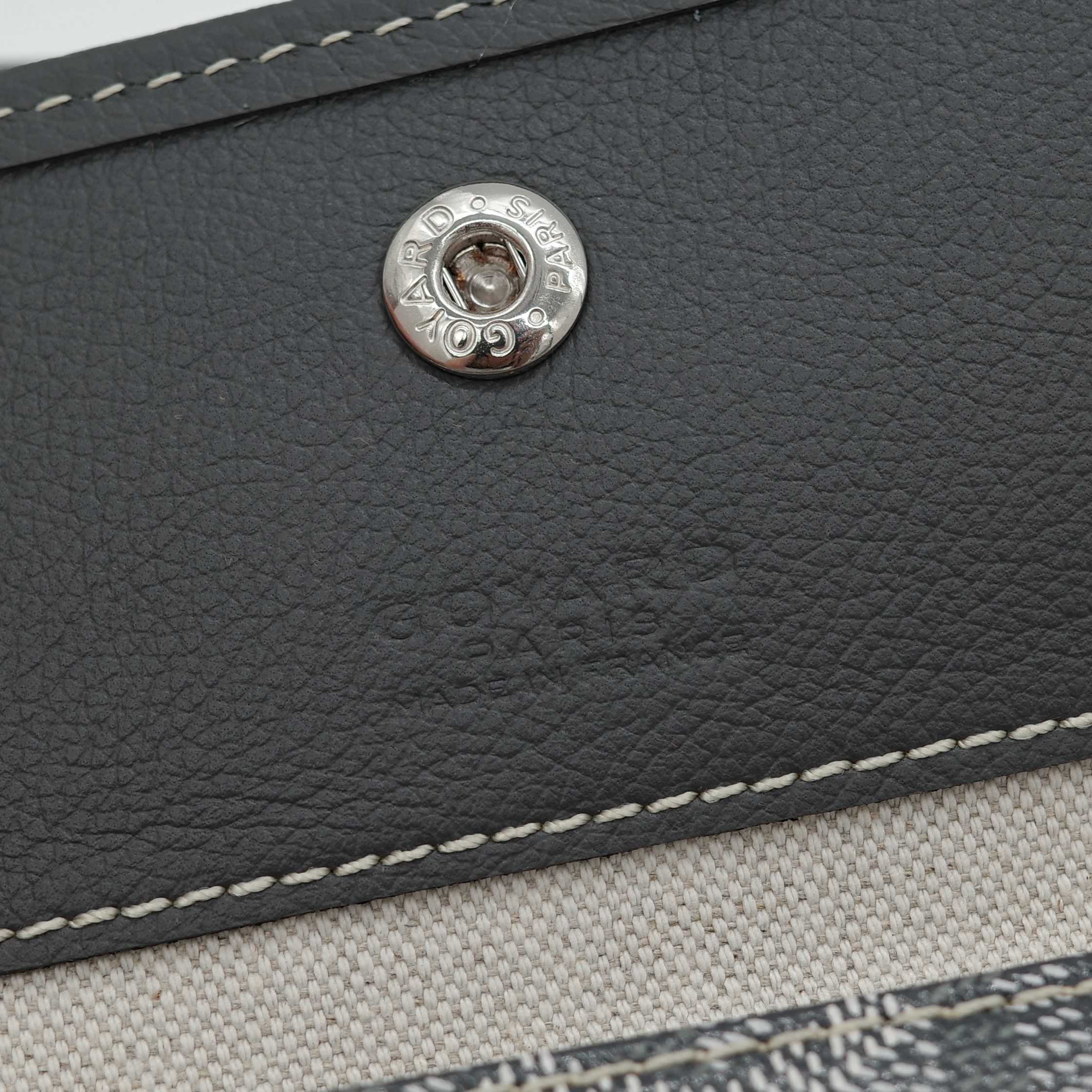 Goyard 戈雅 Bohème Hobo 灰色 帆布 肩背包-10