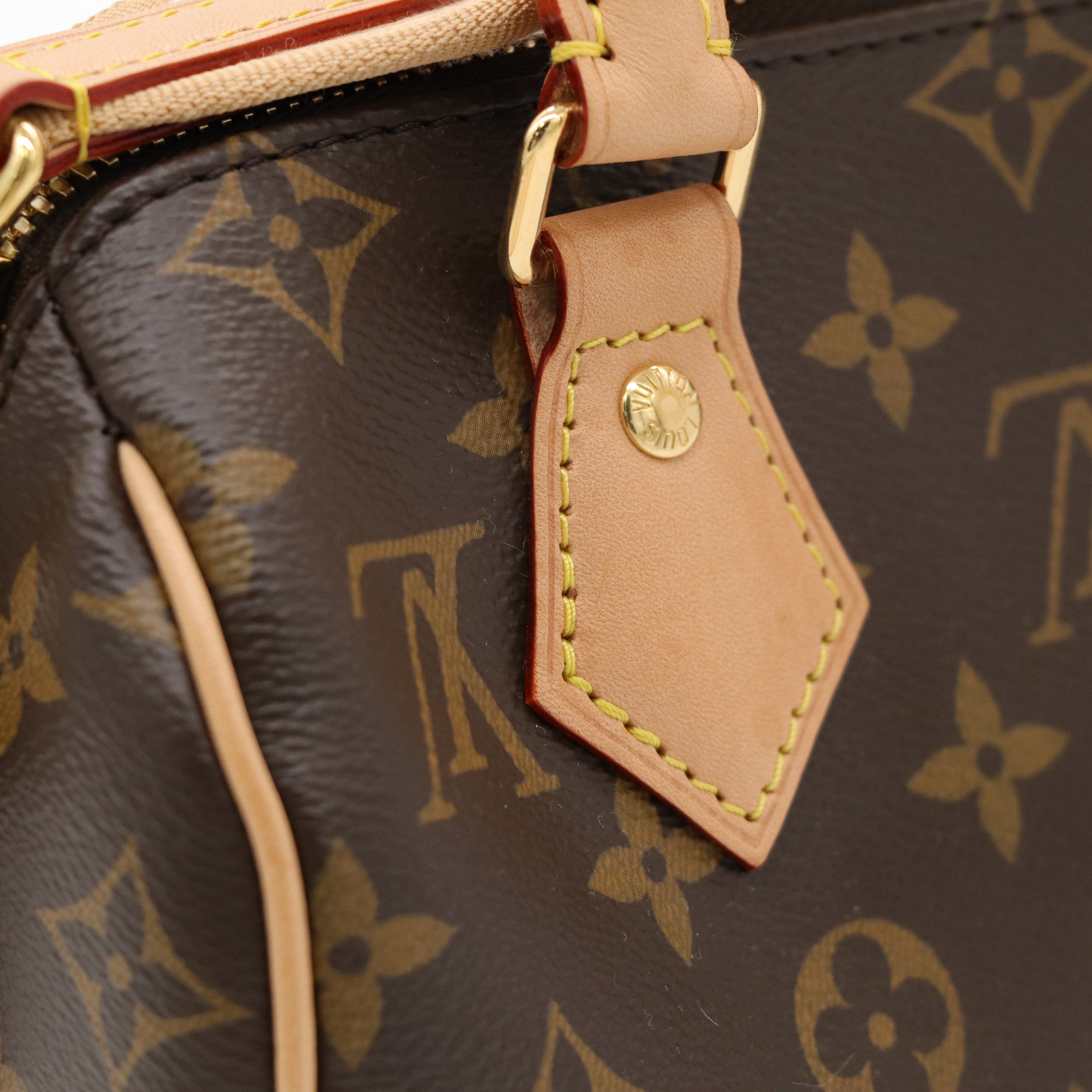 Louis Vuitton 路易威登 Speedy 20 緹花背帶 經典老花 棕色 塗層帆布 肩背包 手提包-8