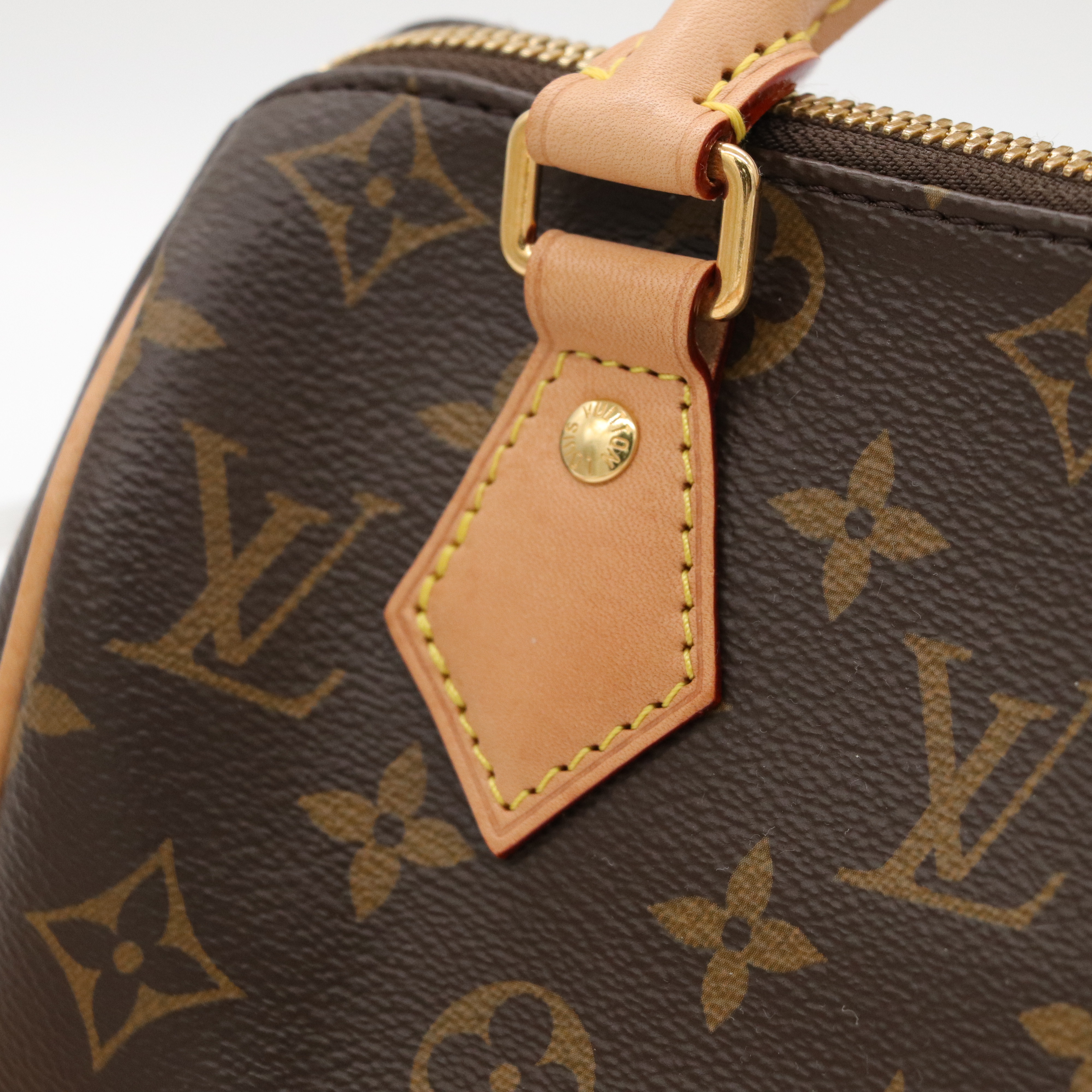 Louis Vuitton 路易威登 Speedy 20 緹花背帶 經典老花 棕色 塗層帆布 肩背包 手提包-11