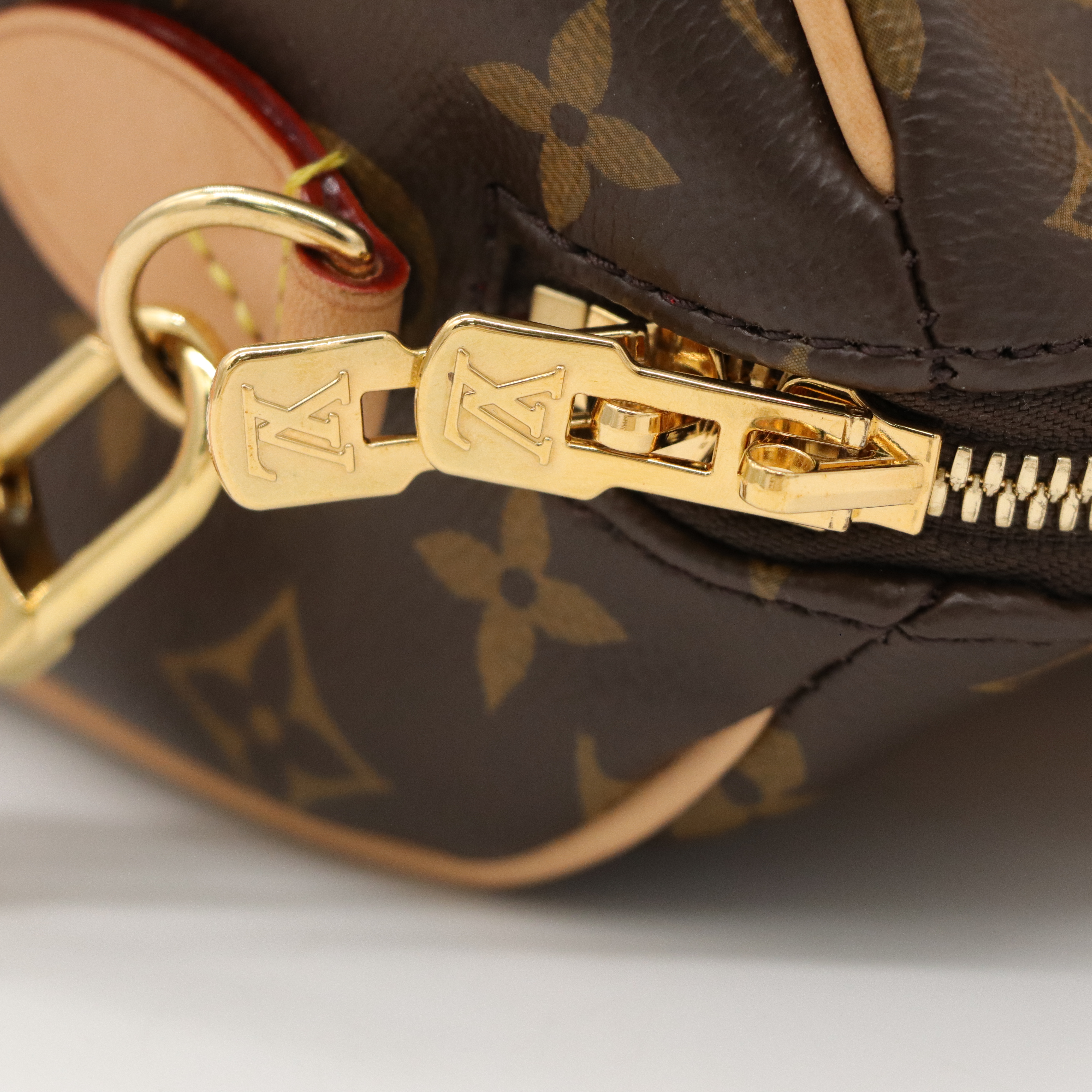 Louis Vuitton 路易威登 Speedy 20 緹花背帶 經典老花 棕色 塗層帆布 肩背包 手提包-14