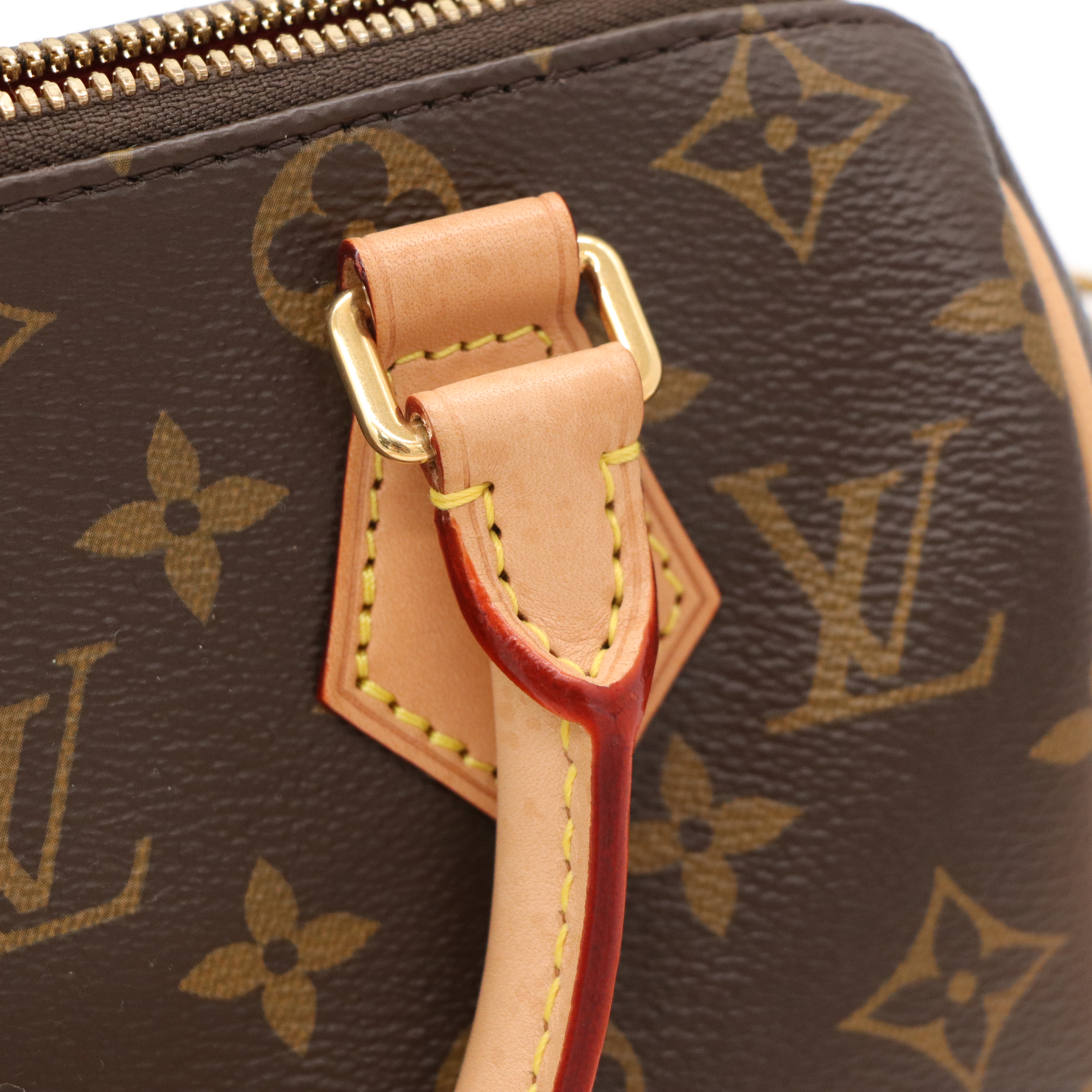Louis Vuitton 路易威登 Speedy 20 緹花背帶 經典老花 棕色 塗層帆布 肩背包 手提包-19