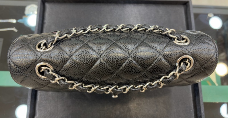 CHANEL CF23 荔枝牛皮銀扣-2