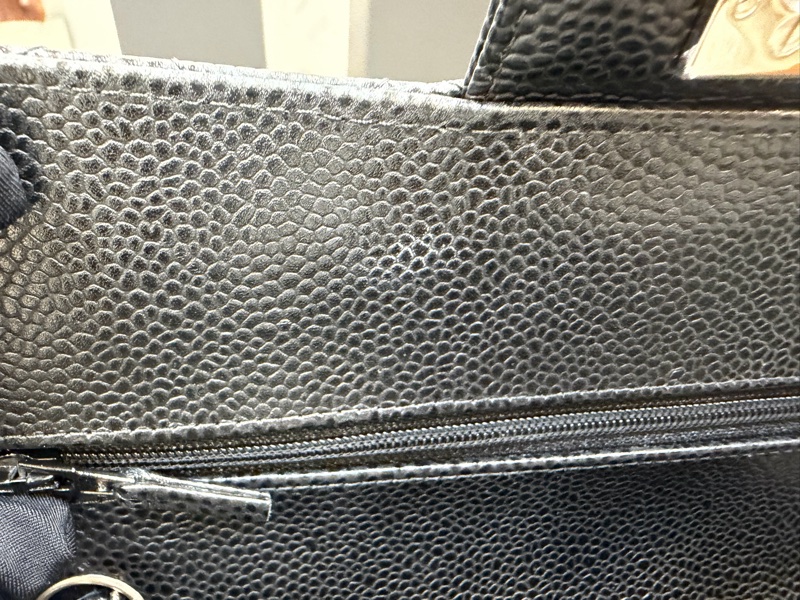CHANEL CF23 荔枝牛皮銀扣-22