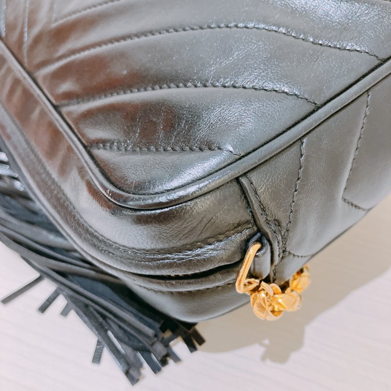 TK2070 香奈兒 小羊皮 中古 黑金手袋 Chanel Vintage Camera Bag Lambskin Black X GHW-13