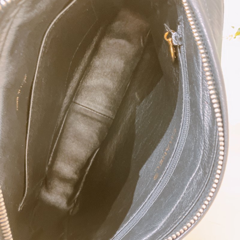 TK2070 香奈兒 小羊皮 中古 黑金手袋 Chanel Vintage Camera Bag Lambskin Black X GHW-24