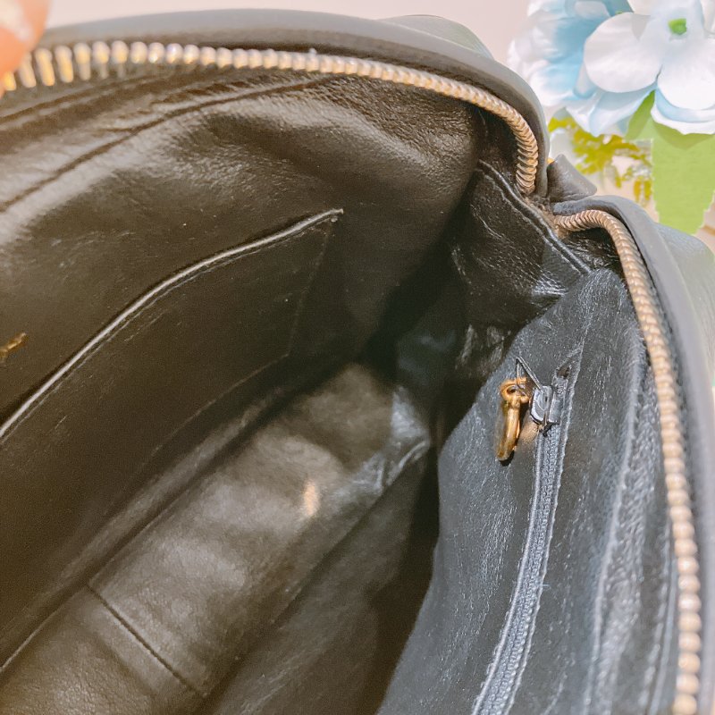 TK2070 香奈兒 小羊皮 中古 黑金手袋 Chanel Vintage Camera Bag Lambskin Black X GHW-25