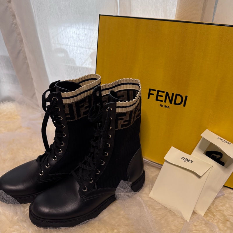 Fendi Rockoko 騎士靴-1