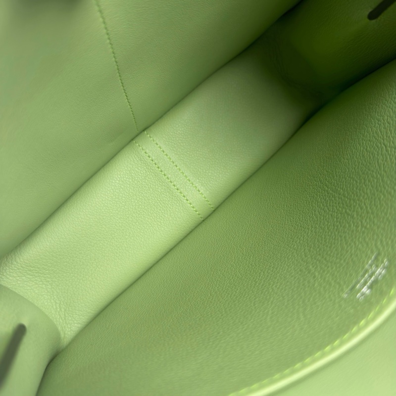 ✨全新 愛馬仕/Hermes 哈喇子25 牛油果綠 Z刻 銀扣💚正品 好成色 未使用-6