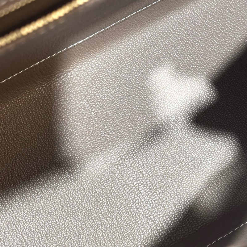 99新✨Hermes 愛馬仕 大象灰 金扣 Ep皮 Kelly28 手提包斜挎包 B刻 23年全套💛正品-8