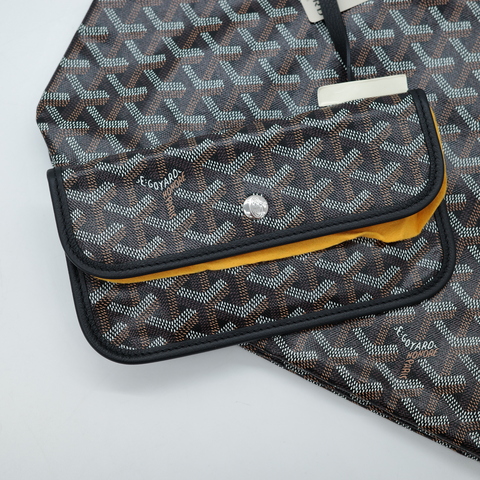 Goyard 戈雅 Saint Louis PM 黑色 托特包