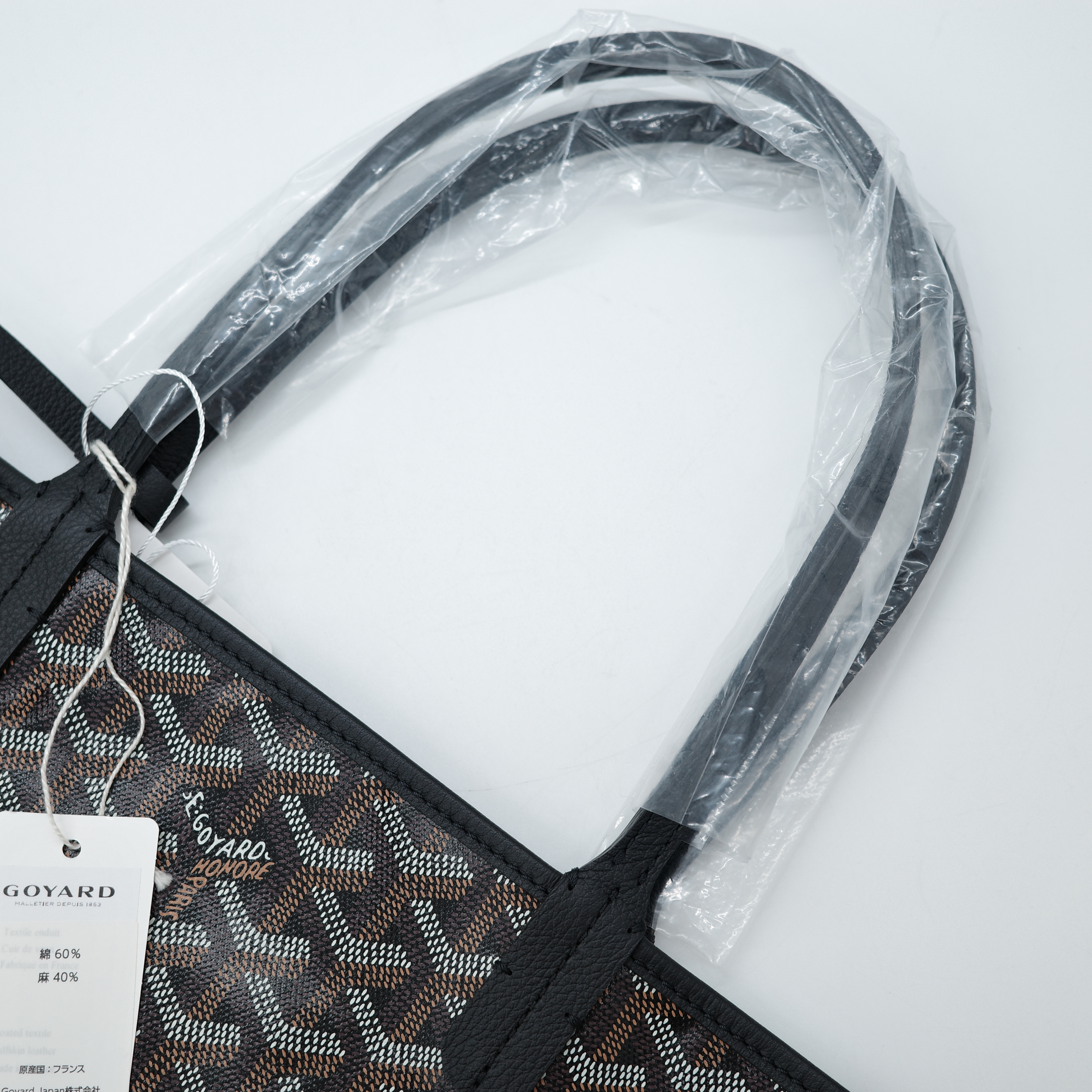 Goyard 戈雅 Saint Louis PM 黑色 托特包-3