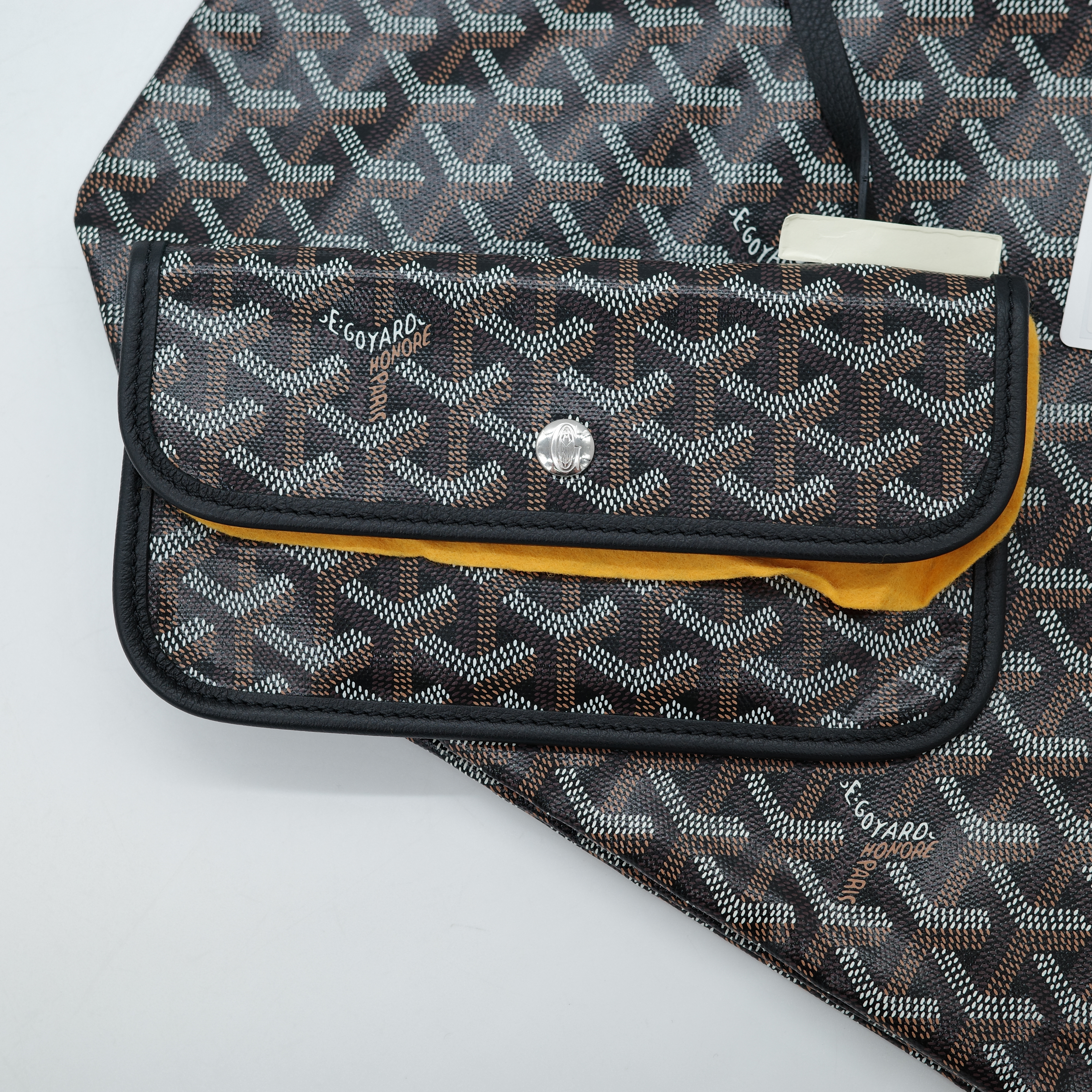 Goyard 戈雅 Saint Louis PM 黑色 托特包-5