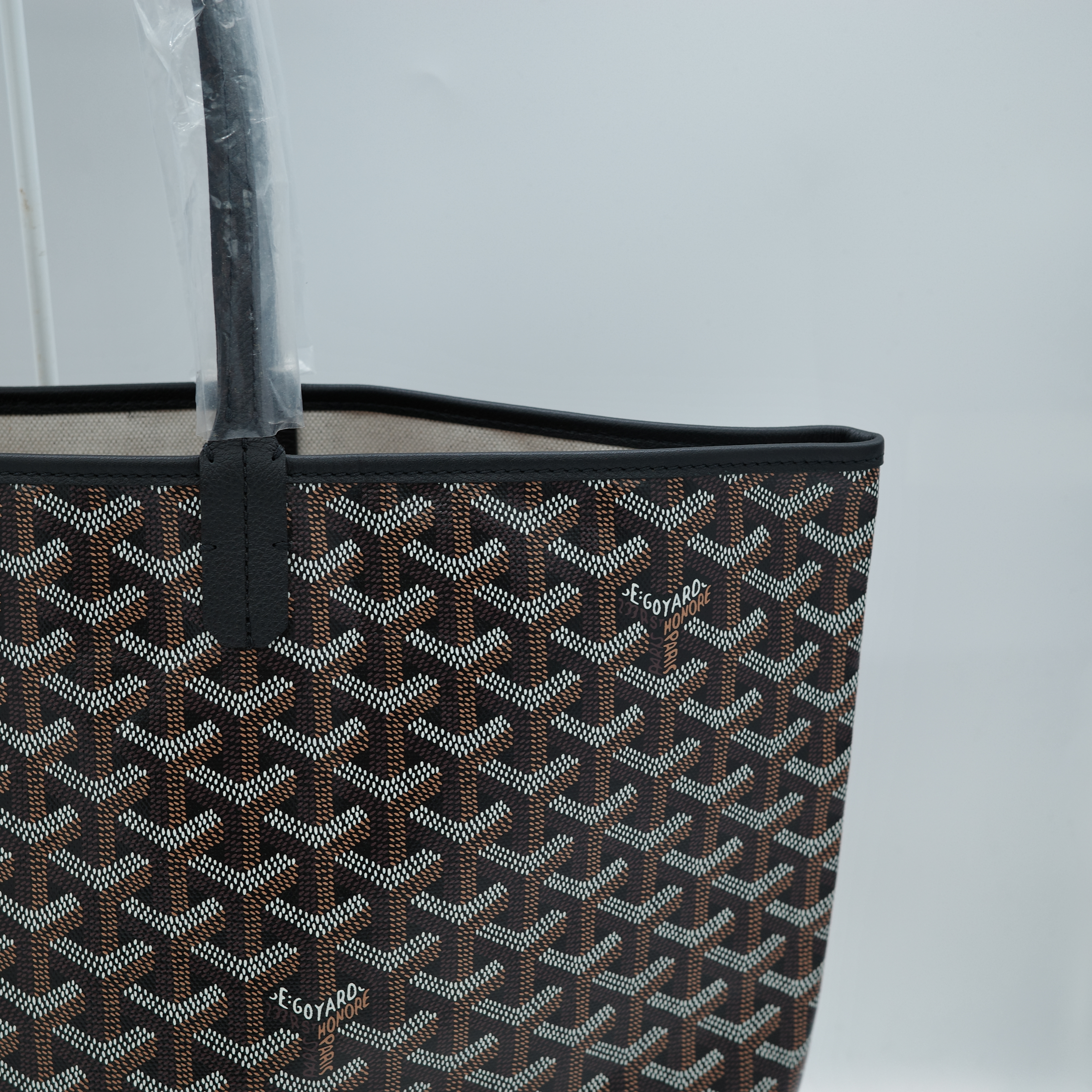 Goyard 戈雅 Saint Louis PM 黑色 托特包-8