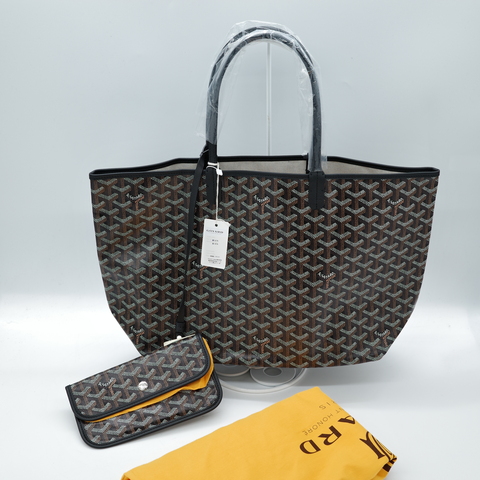 Goyard 戈雅 Saint Louis PM 黑色 托特包