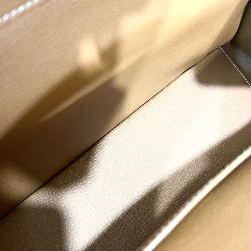 99新✨Hermes 愛馬仕 金棕金扣 Togo皮 desordre birkin30 手提包B刻 金扣💛正品-7