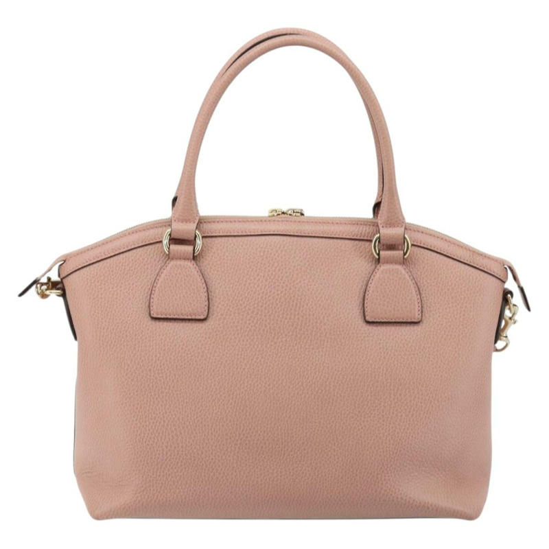 【日本直送】GUCCI 手提包 皮革 兩用 粉金 449651 正品 bs35273A-1