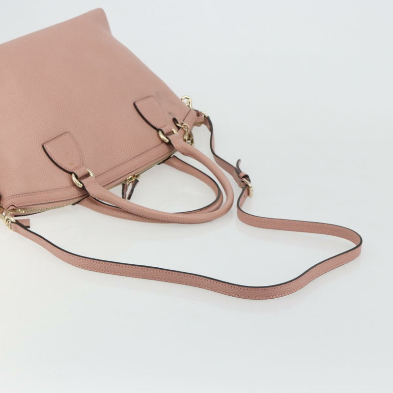 【日本直送】GUCCI 手提包 皮革 兩用 粉金 449651 正品 bs35273A-7