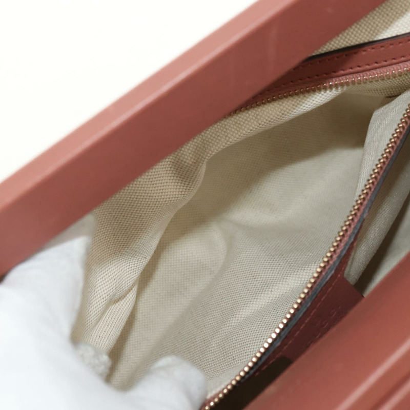 【日本直送】GUCCI 竹節手提包 皮革 兩用 粉金 308385 正品 181722V-28