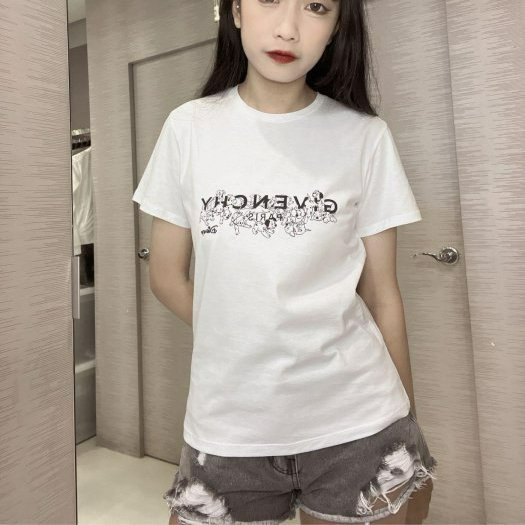 G 💎Han's house精品服飾💎IVENCHY紀梵希 聯名 迪士尼 狗 LOGO 短 T ~ 青年款=女成人 S M 號-1