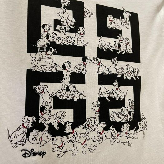 G 💎Han's house精品服飾💎IVENCHY紀梵希 聯名 迪士尼 狗 LOGO 短 T ~ 青年款=女成人 S M 號-2