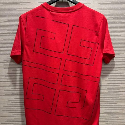 💎Han's house精品服飾💎 GIVENCHY 紀梵希 4G LOGO 短T 紅 現貨 青年款=男成人 XS S 原價7900-1