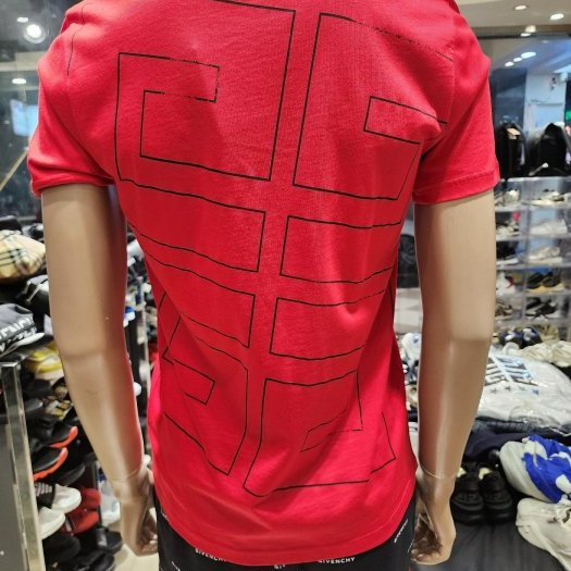 💎Han's house精品服飾💎 GIVENCHY 紀梵希 4G LOGO 短T 紅 現貨 青年款=男成人 XS S 原價7900-5