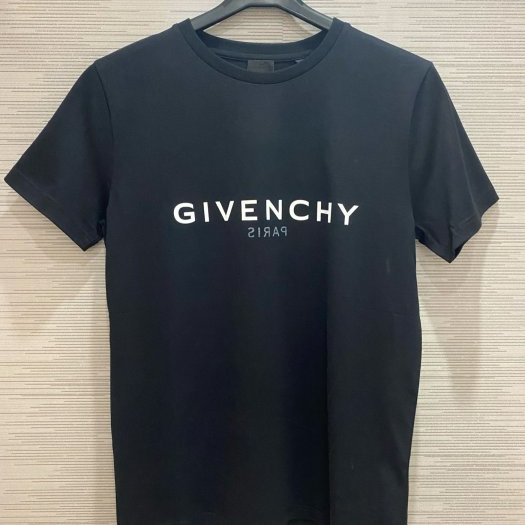 💎Han's house精品服飾💎GIVENCHY 紀梵希 雙面 Logo 短 T 黑 現貨 青年款= 男成人 XS S-0