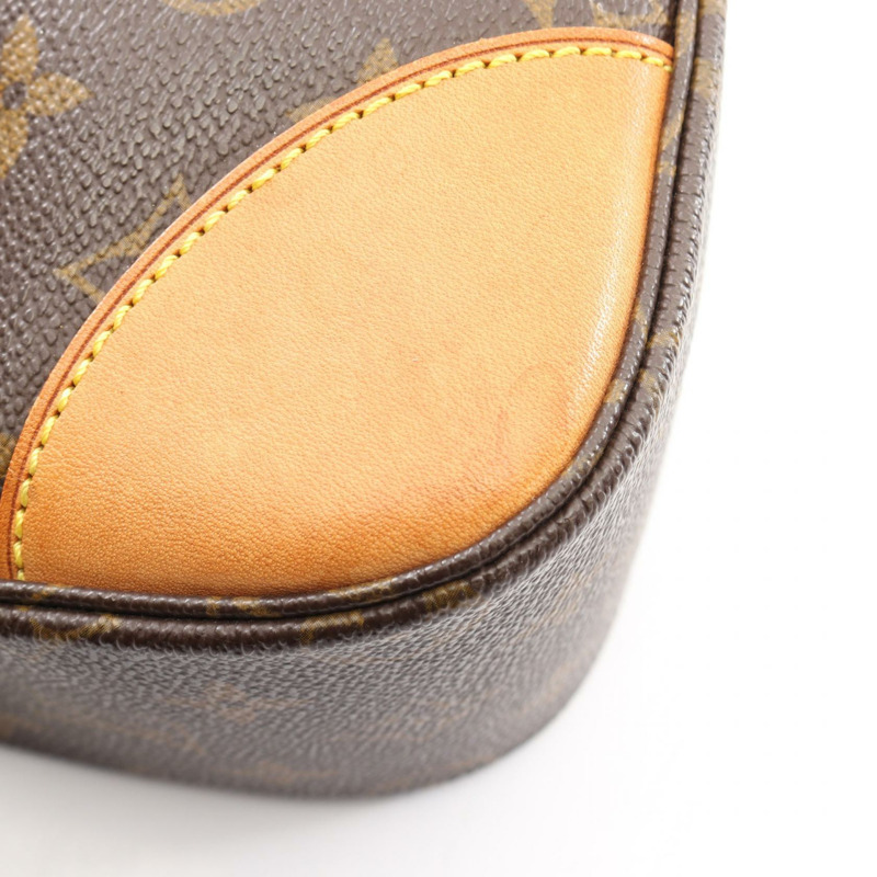 路易威登 Boulogne PM 單肩包 M51265 Monogram 帆布皮革棕色二手-7