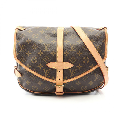路易威登 Saumur MM 肩斜背包 M40710 Monogram 帆布 二手 LV