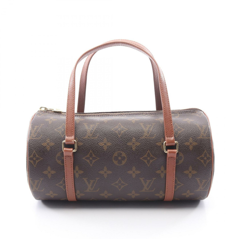路易威登 Papillon 26 舊手提包 M51366 Monogram 帆布皮革二手-0