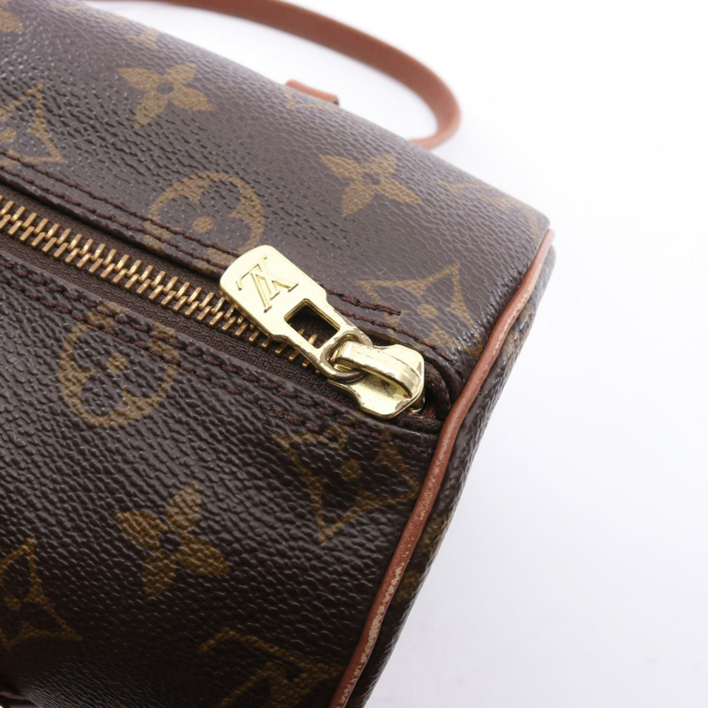 路易威登 Papillon 26 舊手提包 M51366 Monogram 帆布皮革二手-9