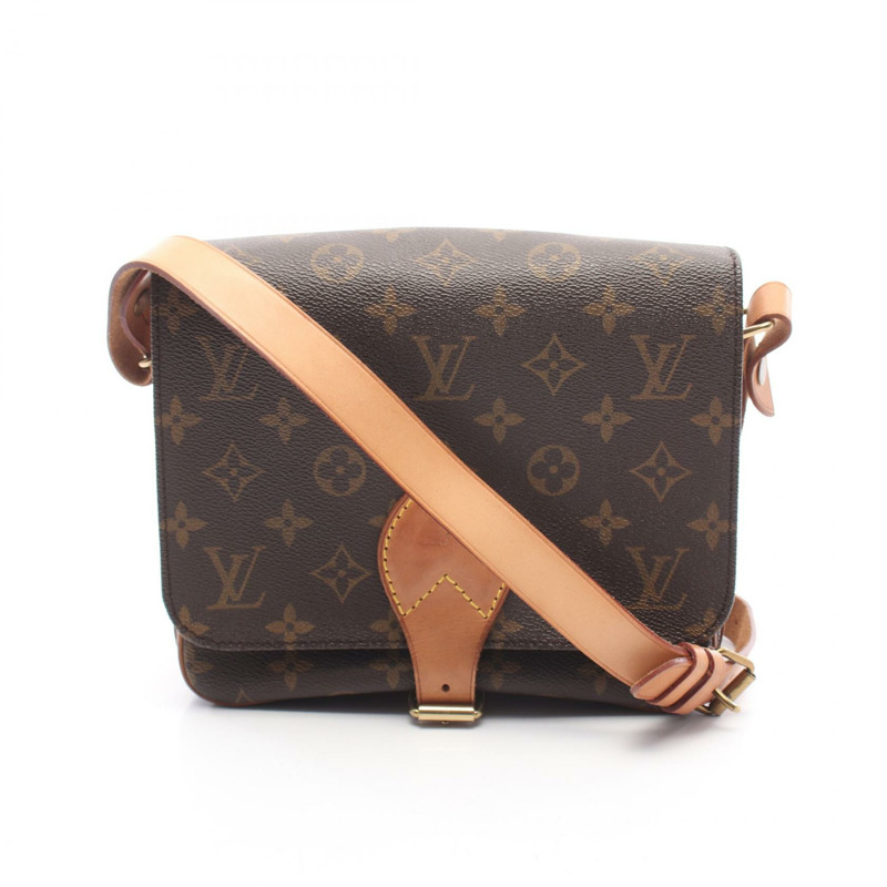 路易威登 Cult Ciel MM Monogram 肩背包 M51253 PVC 塗層帆布皮革棕色二手女款-0