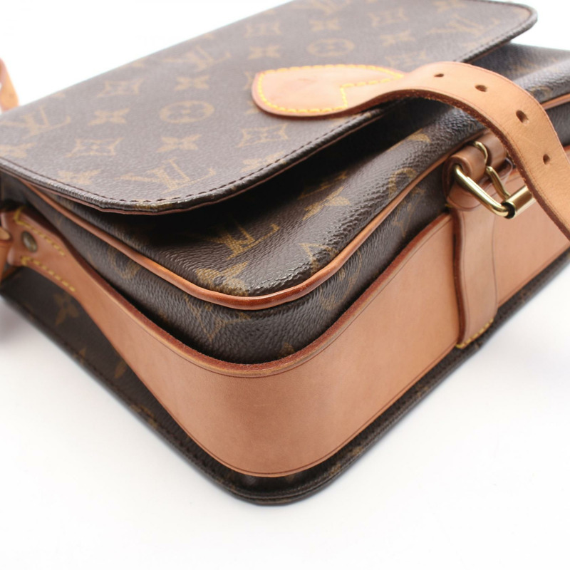 路易威登 Cult Ciel MM Monogram 肩背包 M51253 PVC 塗層帆布皮革棕色二手女款-7