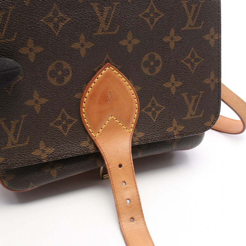 路易威登 Cult Ciel MM Monogram 肩背包 M51253 PVC 塗層帆布皮革棕色二手女款-8