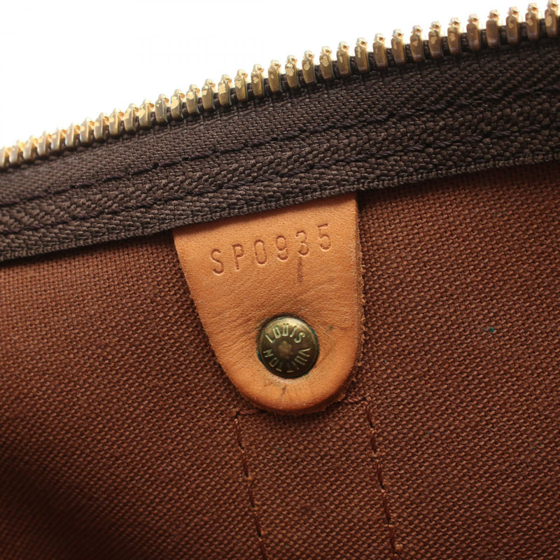 路易威登 Keepall 50 旅行手提包 M41426 Monogram 皮革 棕色 二手-4