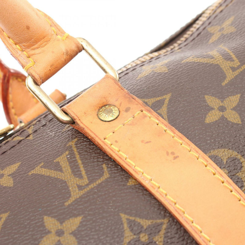 路易威登 Keepall 50 旅行手提包 M41426 Monogram 皮革 棕色 二手-7