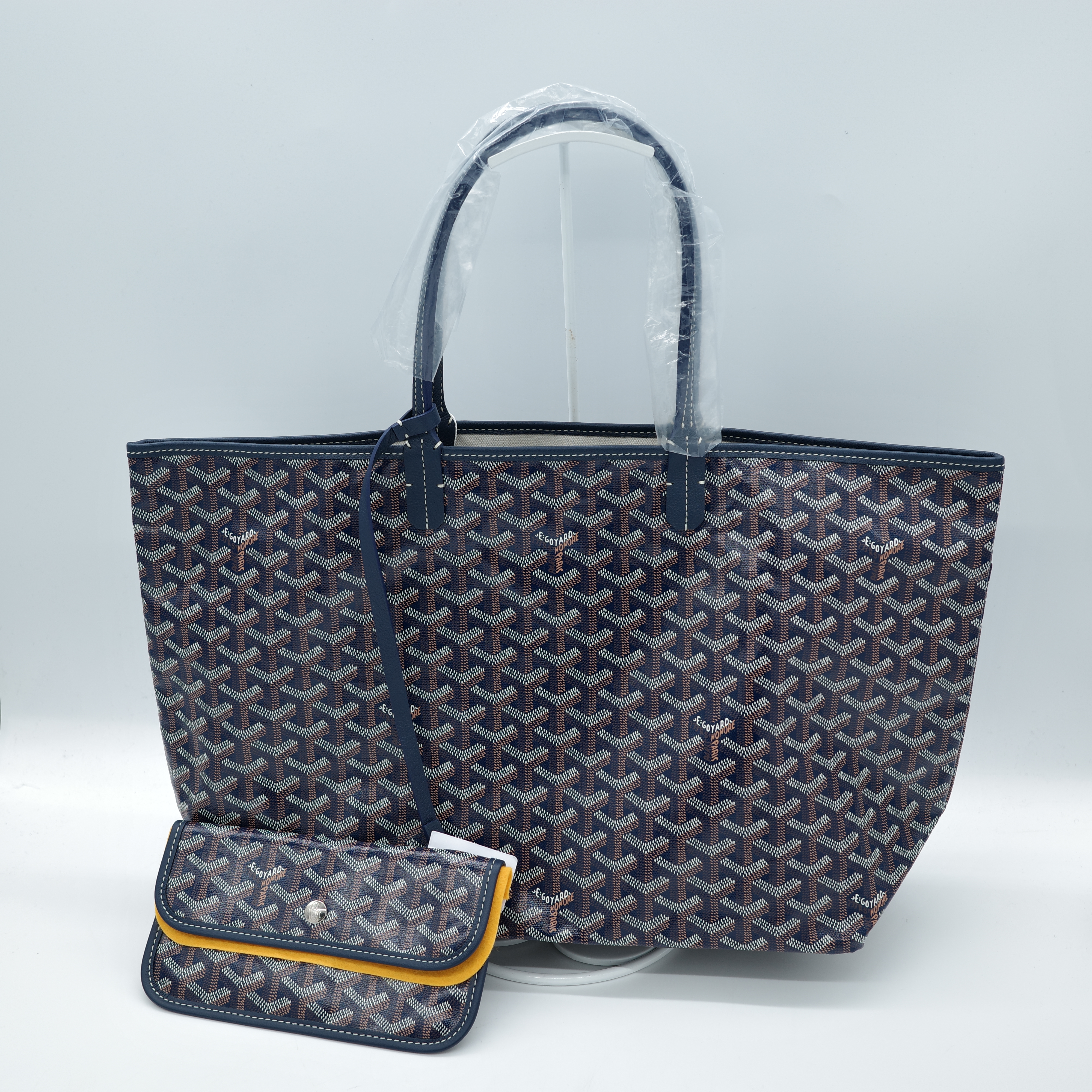 Goyard 戈雅 Saint Louis PM 海軍藍 托特包-1