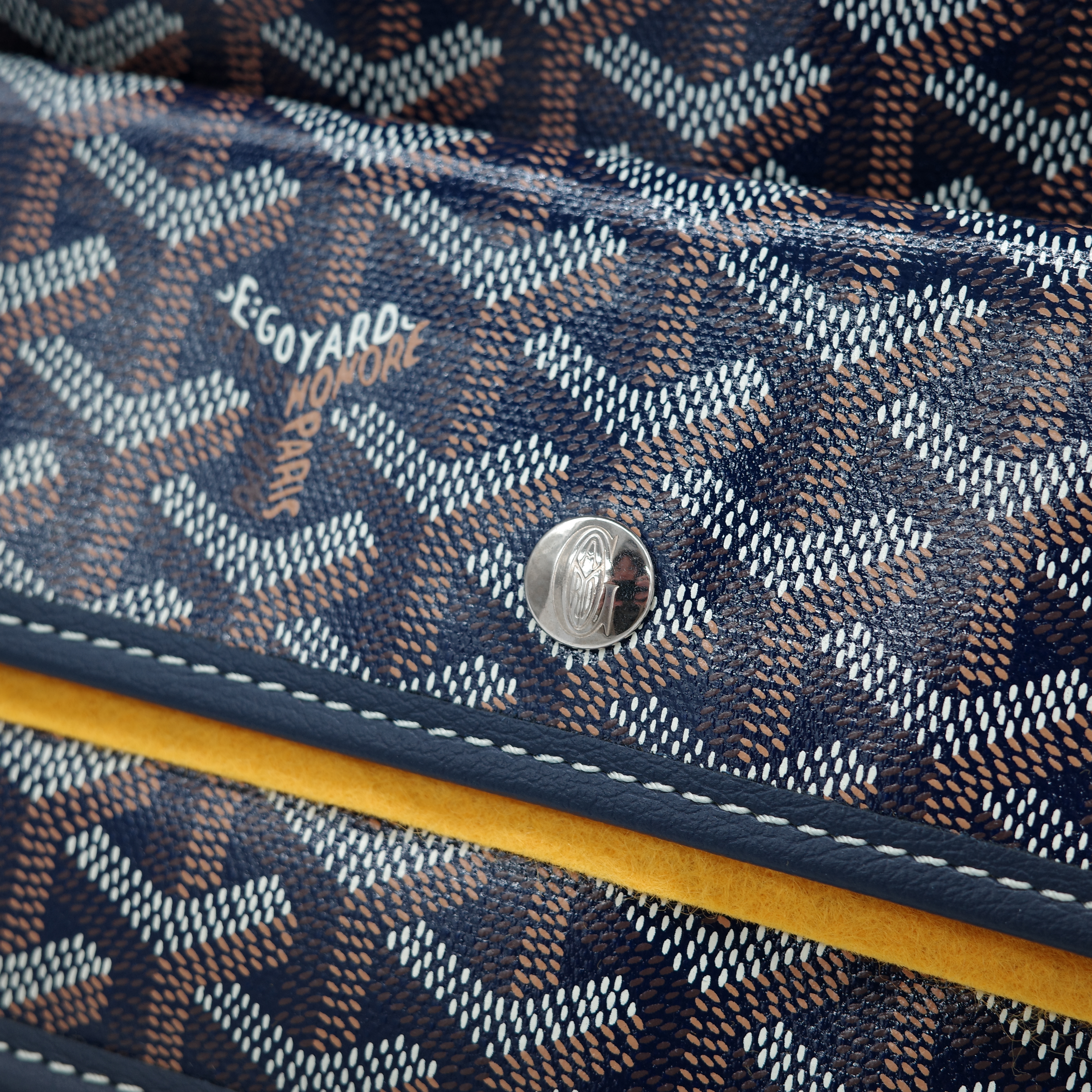 Goyard 戈雅 Saint Louis PM 海軍藍 托特包-3