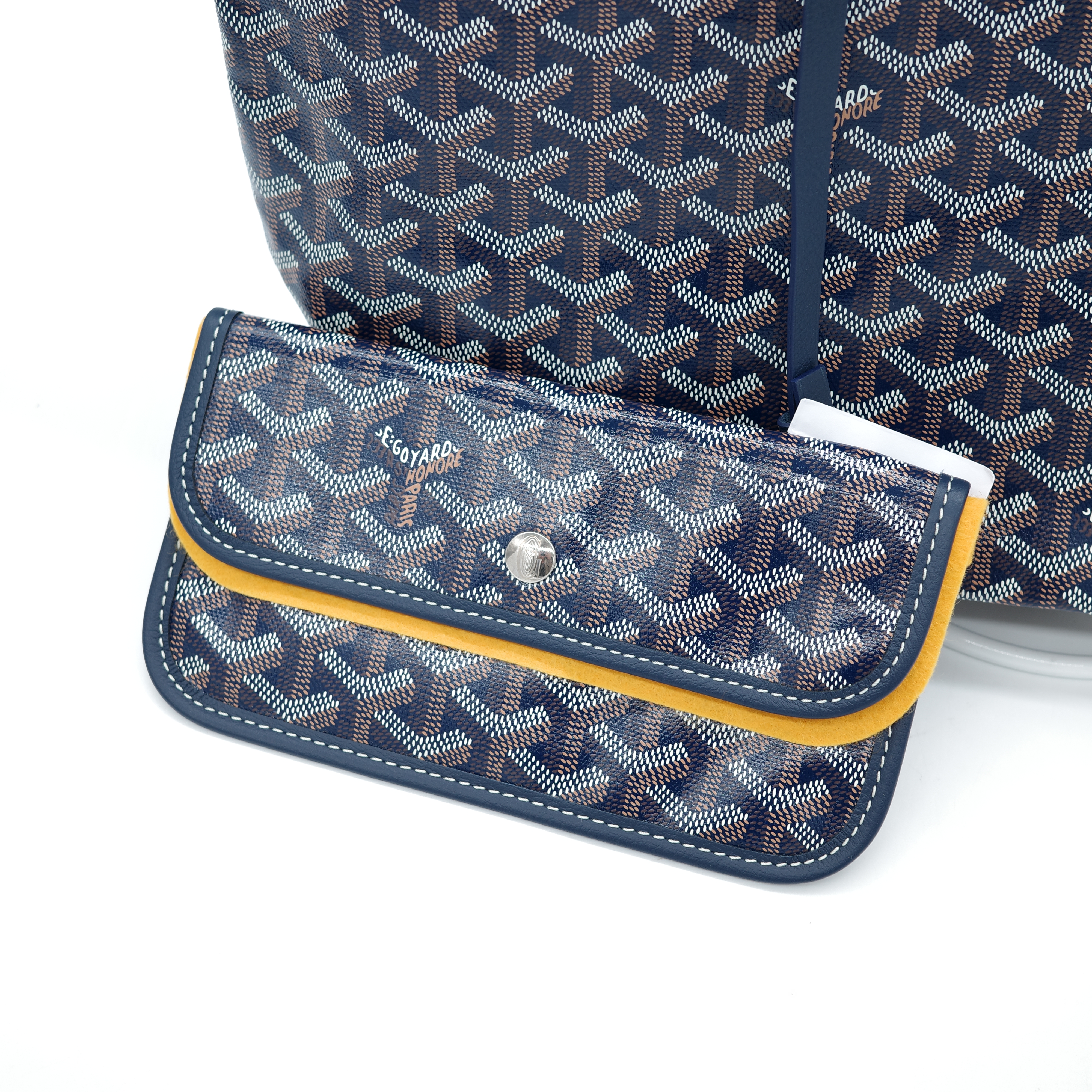 Goyard 戈雅 Saint Louis PM 海軍藍 托特包-4