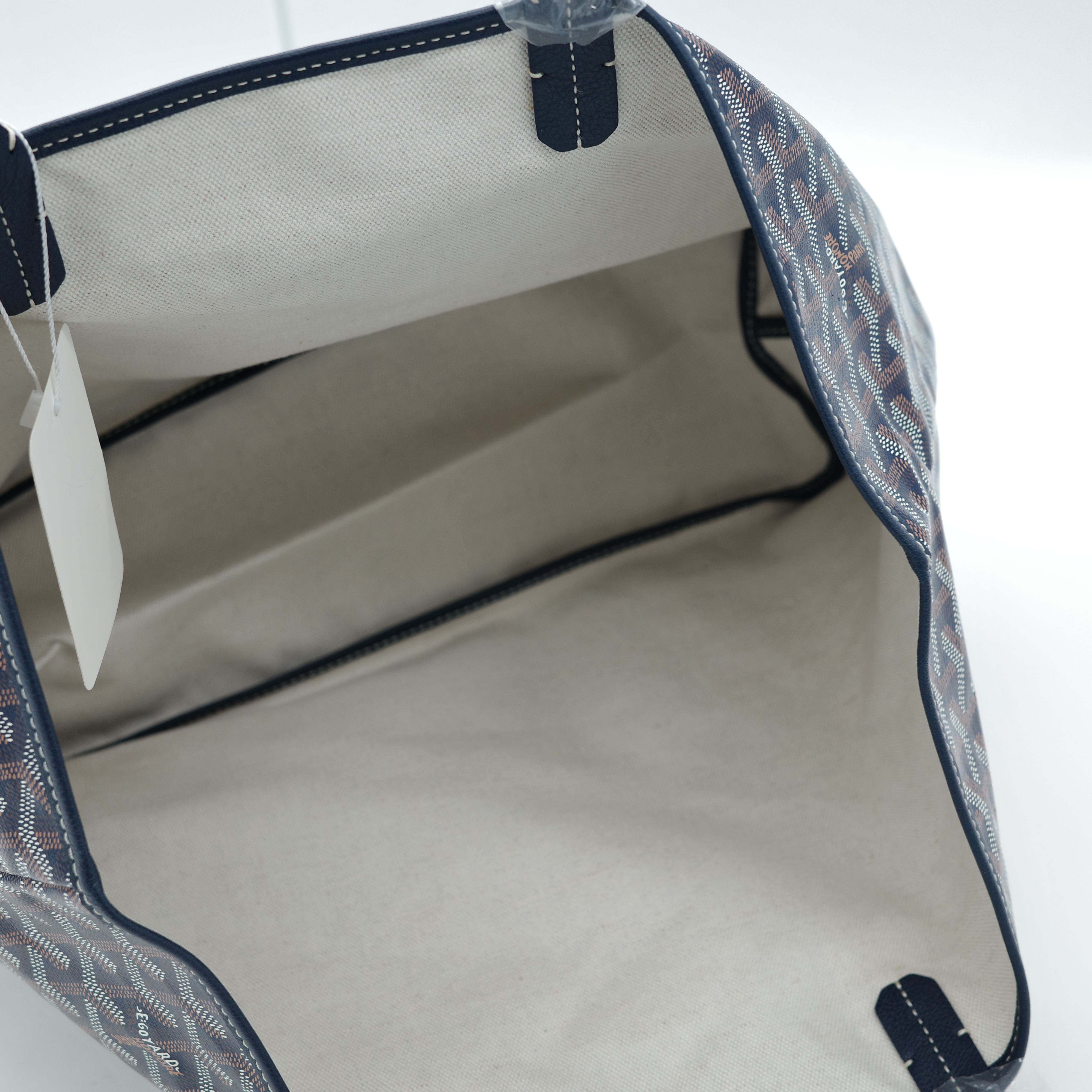 Goyard 戈雅 Saint Louis PM 海軍藍 托特包-5
