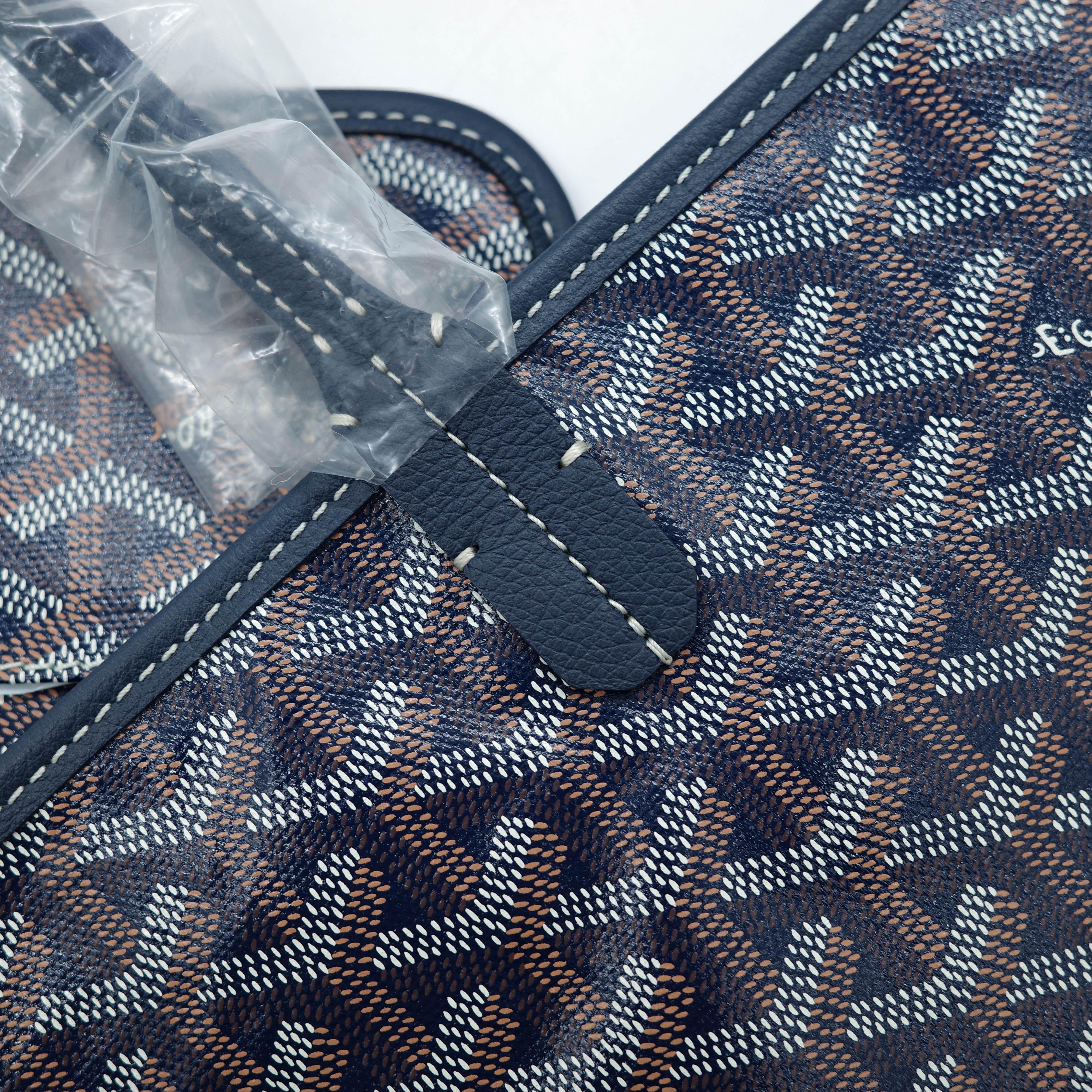 Goyard 戈雅 Saint Louis PM 海軍藍 托特包-8
