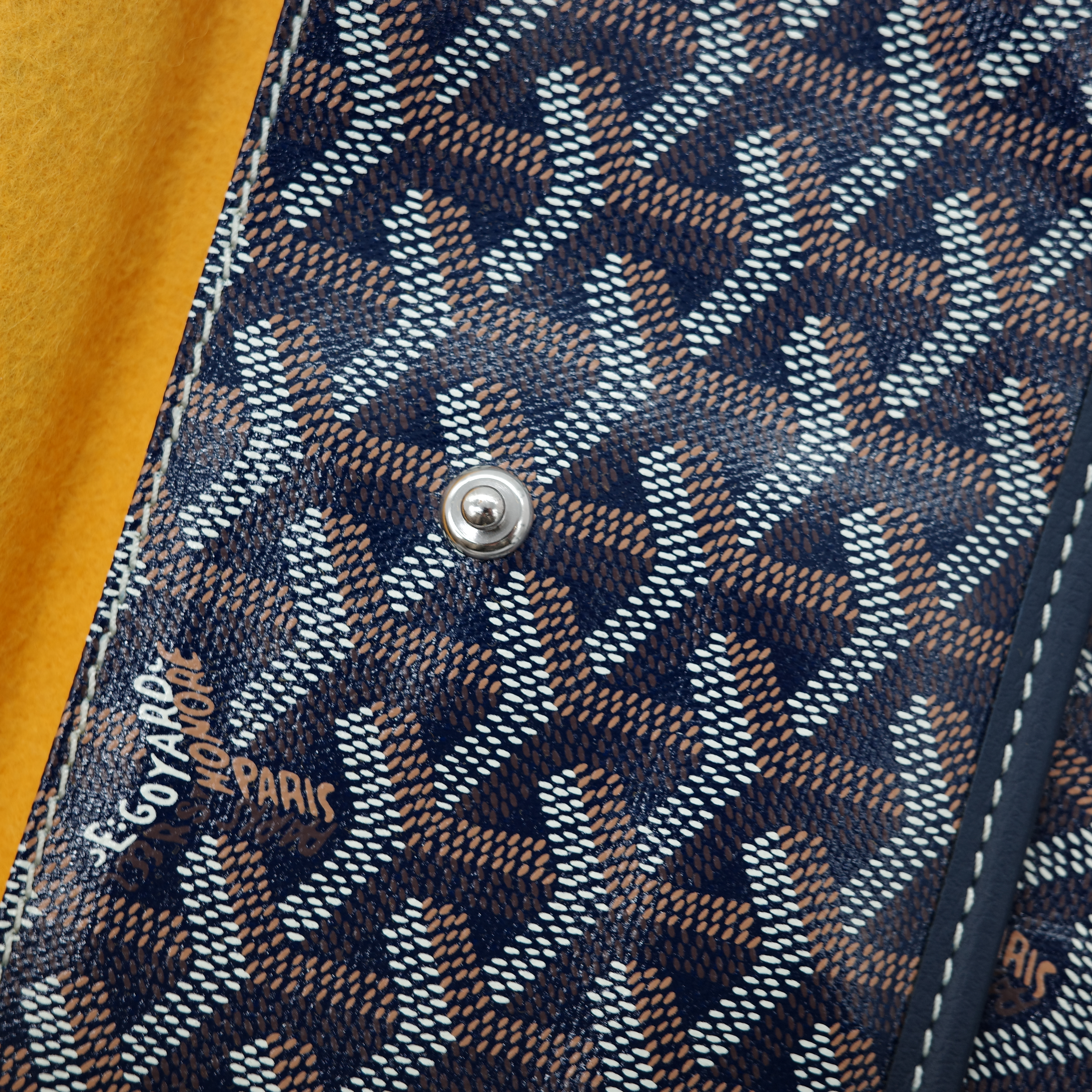 Goyard 戈雅 Saint Louis PM 海軍藍 托特包-11