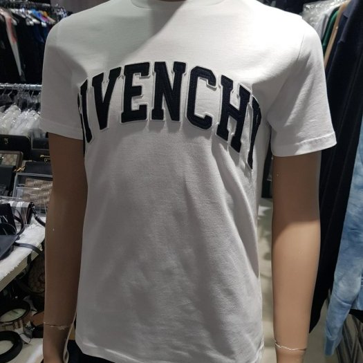 💎Han's house精品服飾💎GIVENCHY 紀梵希 刺繡 LOGO 短T 現貨 青年款=男 成人款 XS S-7
