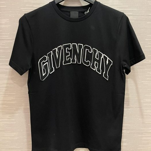 💎Han's house精品服飾💎 GIVENCHY 紀梵希 刺繡 LOGO 短T 現貨 青年款=男 成人款 XS S-0