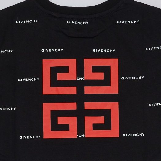 💎Han's house精品服飾💎GIVENCHY 紀梵希 滿版 LOGO 短T 現貨 青年款=女成人款 XS S-2