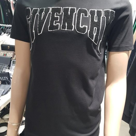 💎Han's house精品服飾💎GIVENCHY 紀梵希 刺繡 LOGO 短T 現貨 青年款=男 成人款 XS S-5