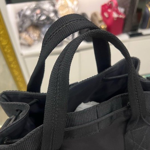 東區正精品㊣BALENCIAGA 644029 ARMY 黑色帆布手提包斜背包小號+黃色迷你後背包吊飾 RZ6479-7