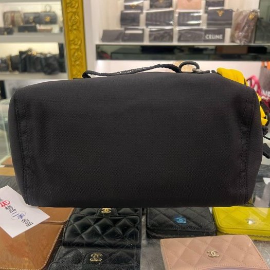 東區正精品㊣BALENCIAGA 644029 ARMY 黑色帆布手提包斜背包小號+黃色迷你後背包吊飾 RZ6479-12