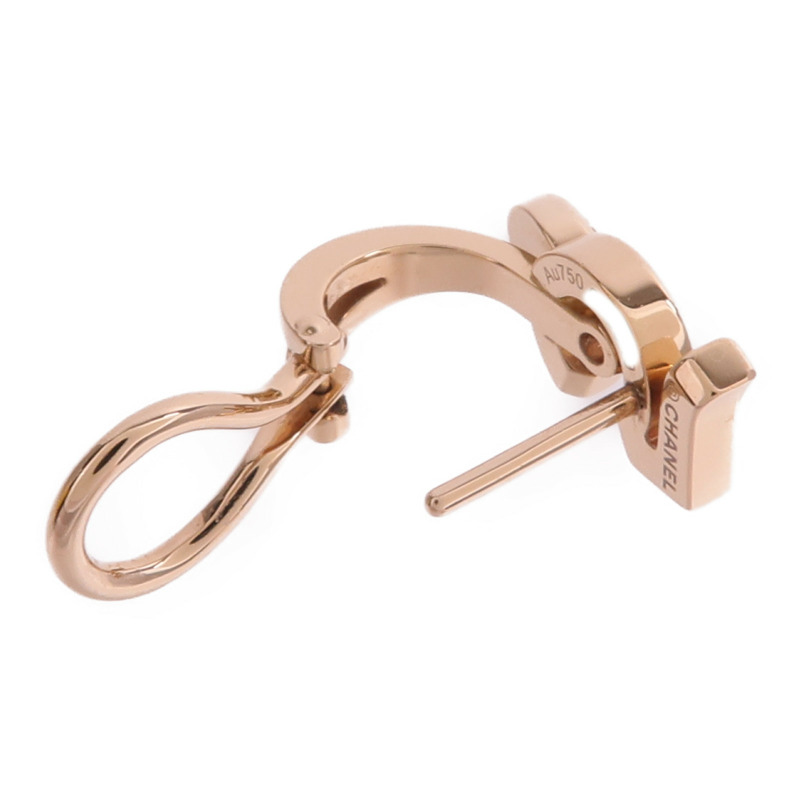 CHANEL 18K玫瑰金Eternal No.5 Earring鑽石耳環-3